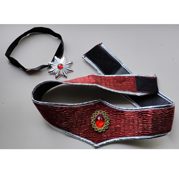 Girls Halloween Queen Vampire Costume Vampiress Dress Trick Or Treating Cosplay - Picture 15 of 16